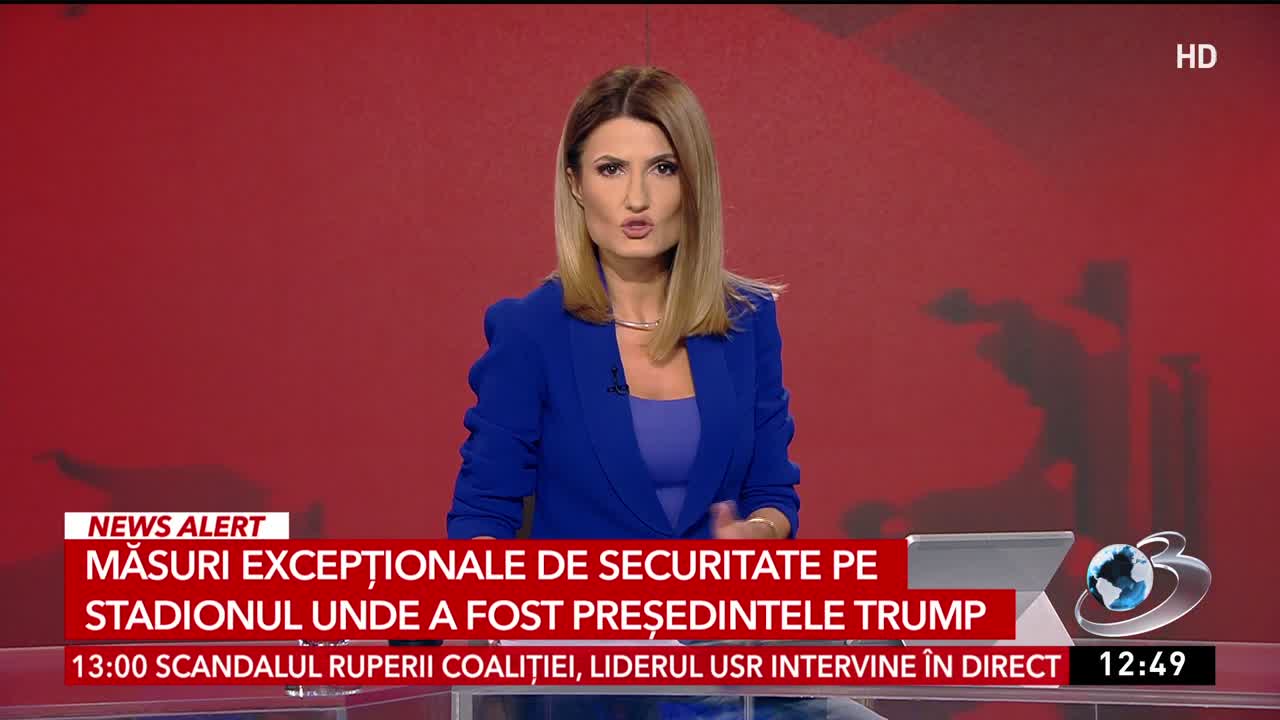 Știri ora 12:00