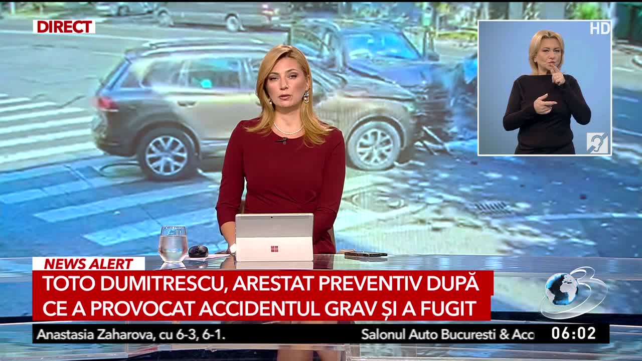 Știri ora 06:00