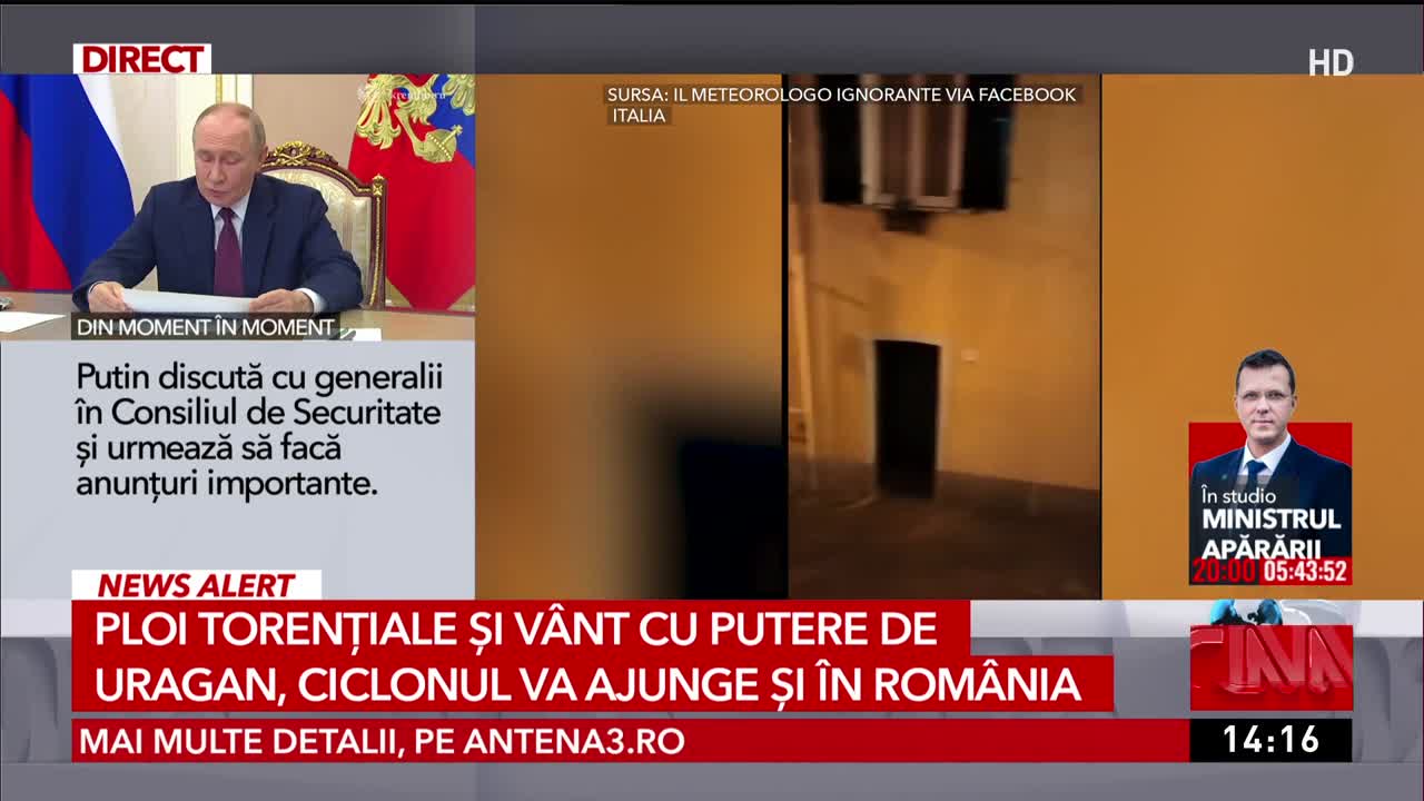 Știri ora 14:00
