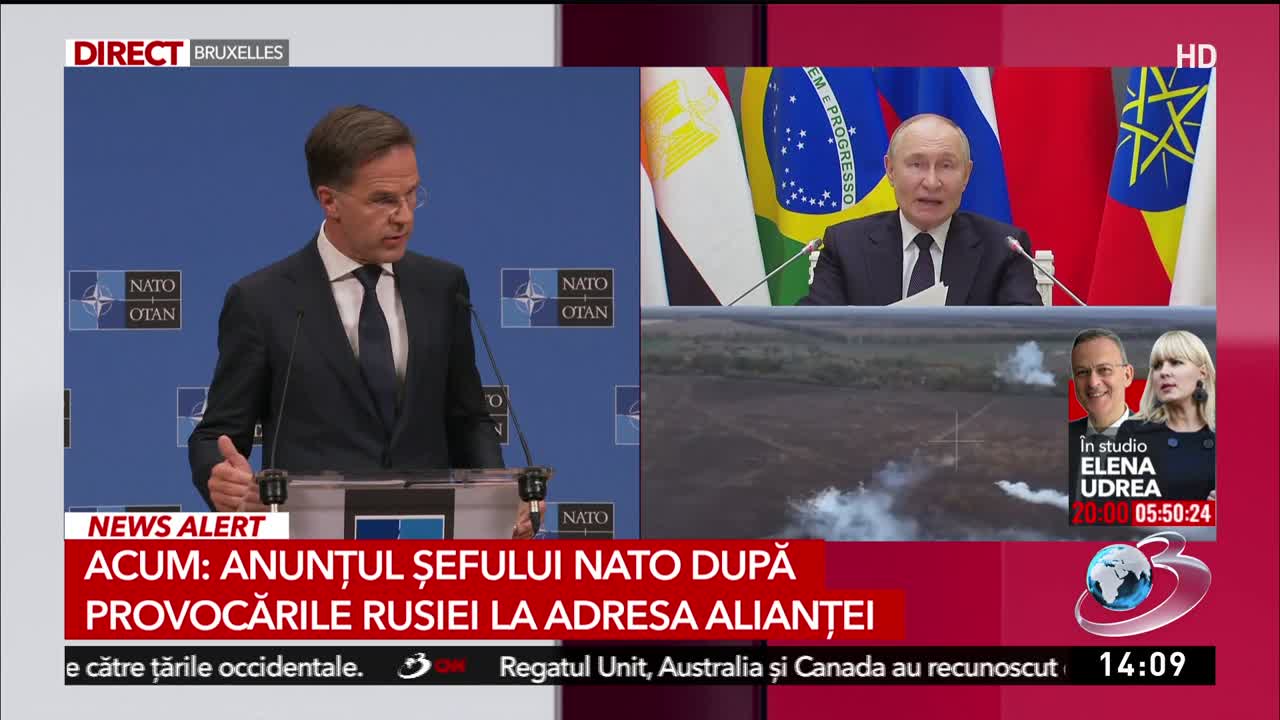 Știri ora 14:00