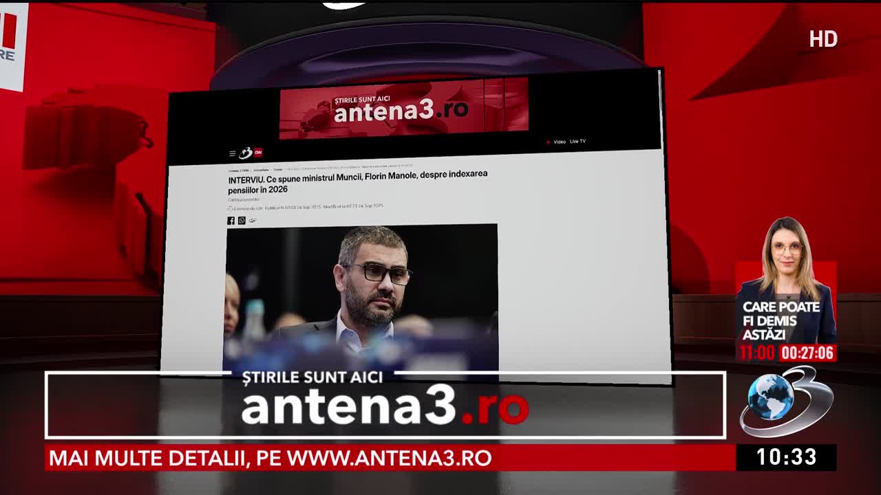 Știri ora 10:00