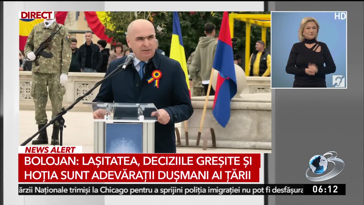 Știri ora 06:00