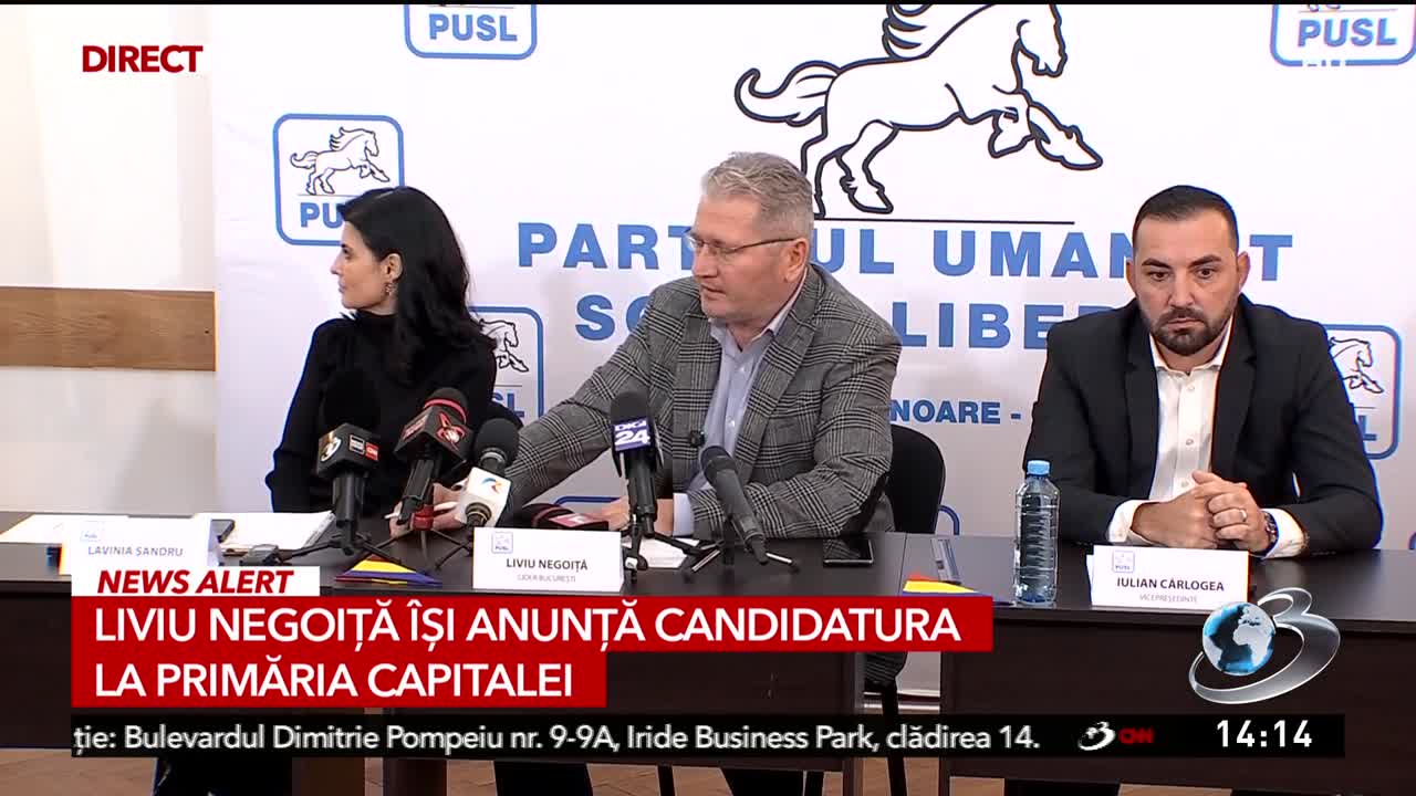 Știri ora 14:00