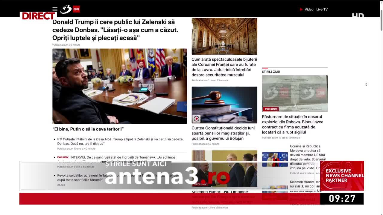 Știrile dimineții