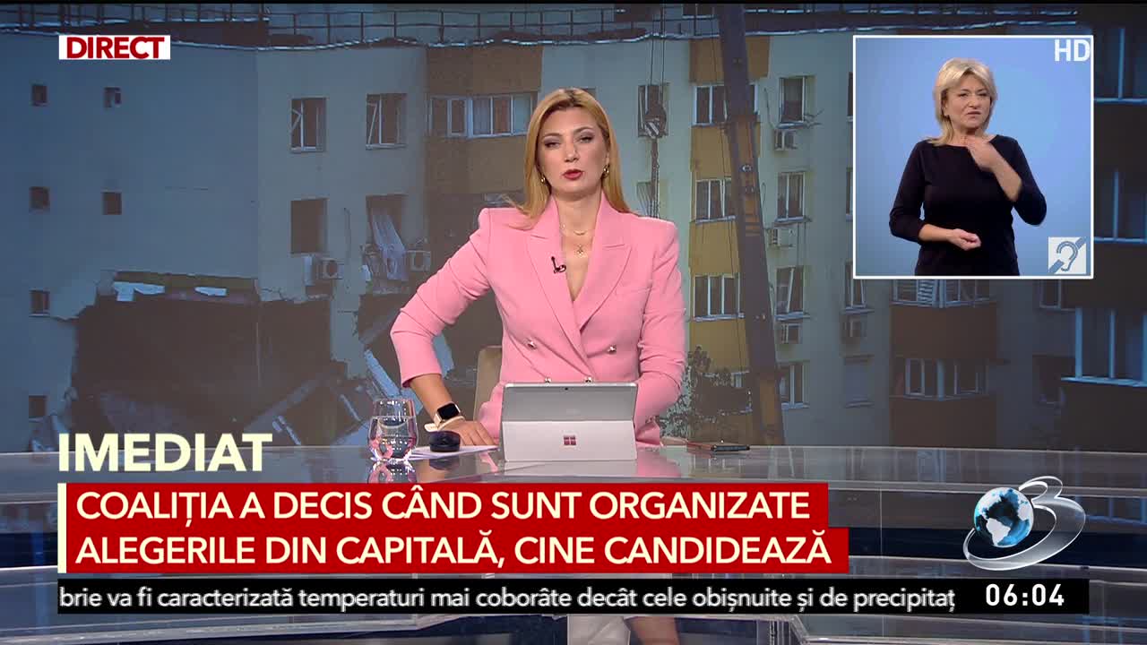 Știri ora 06:00