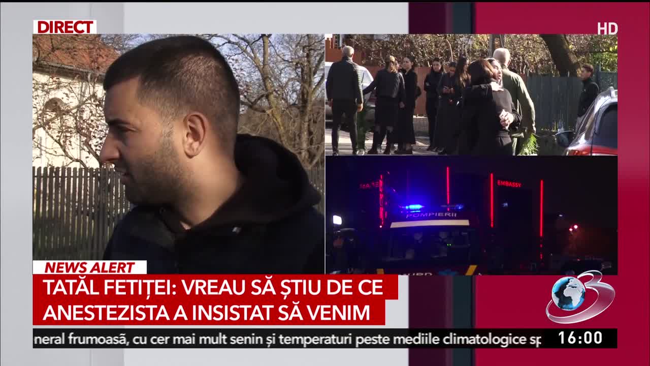 Știri ora 16:00
