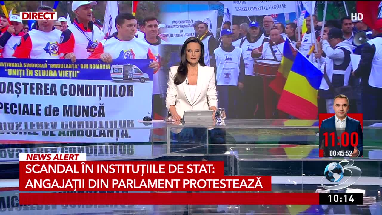 Știri ora 10:00