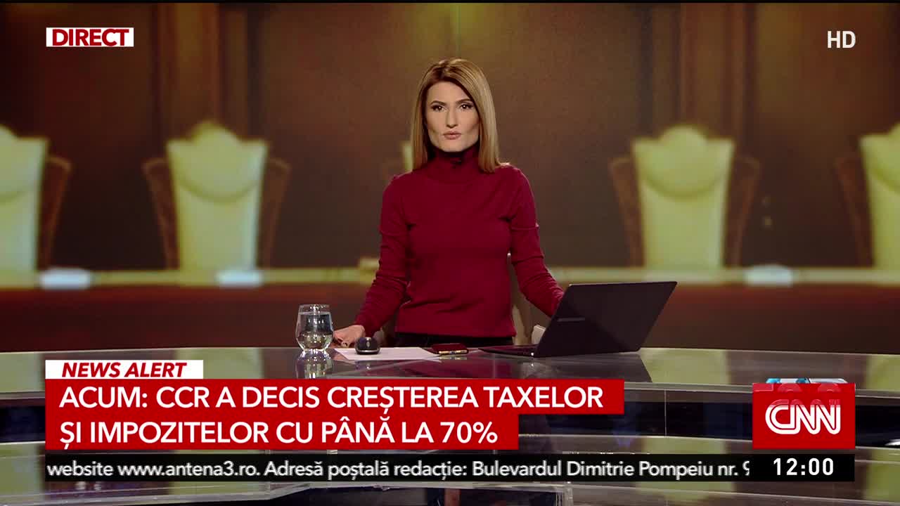 Știri ora 12:00