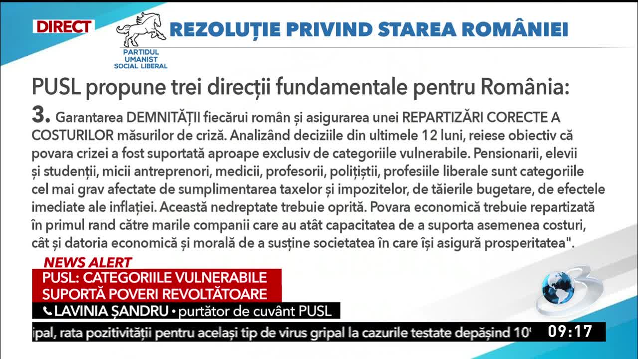 Știrile dimineții