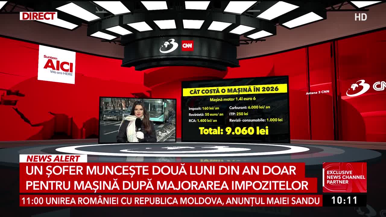 Știri ora 10:00