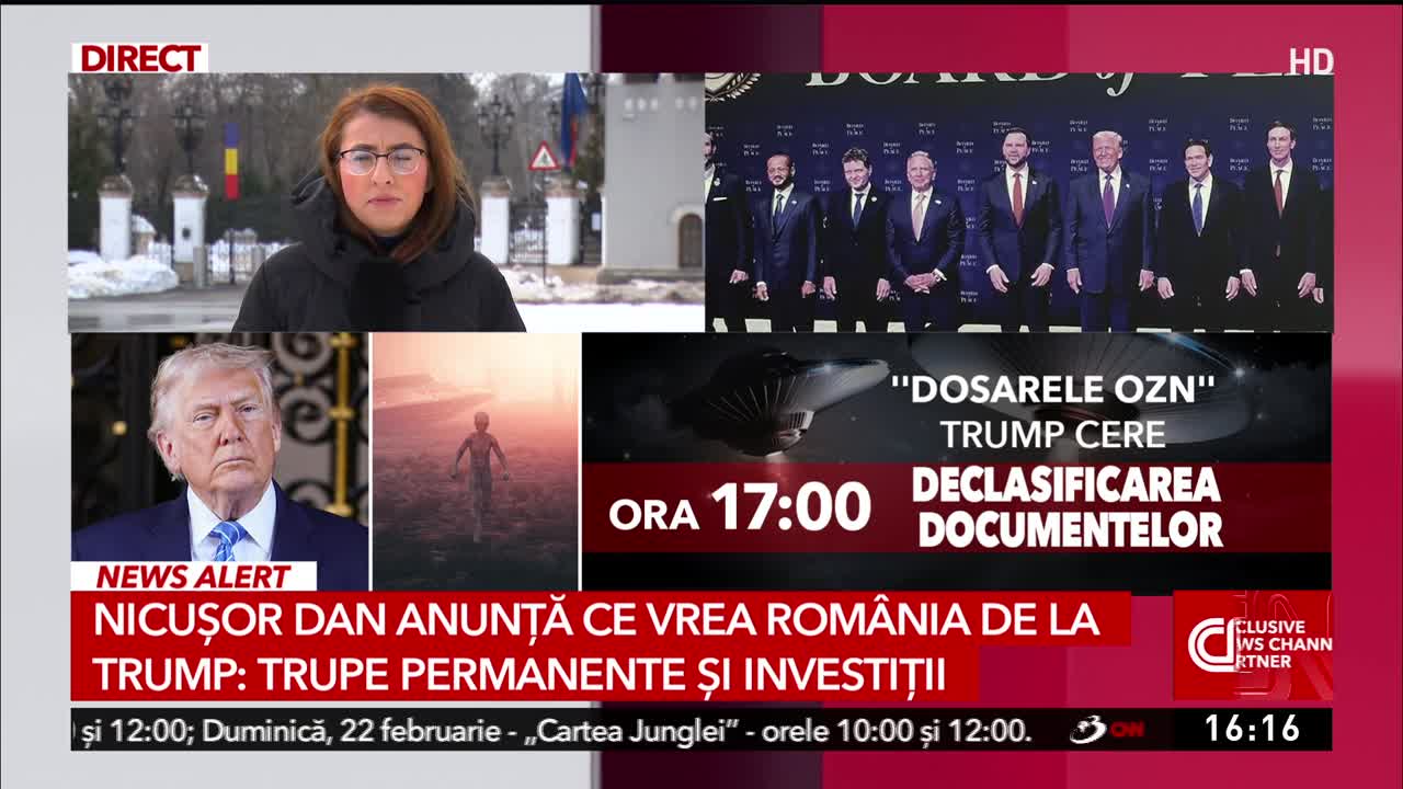Știri ora 16:00