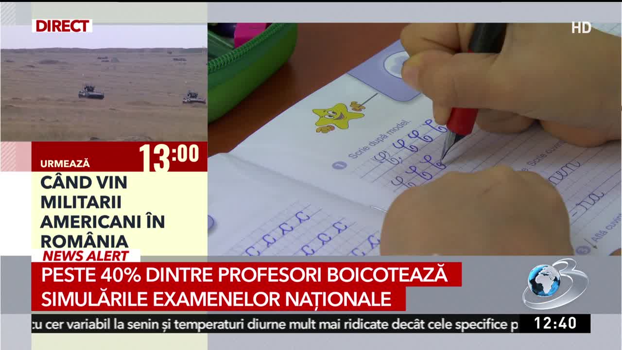 Știri ora 12:00