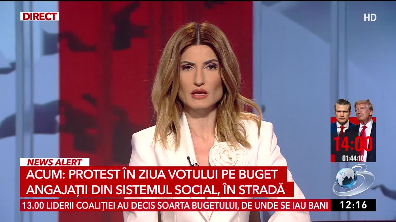 Știri ora 12:00