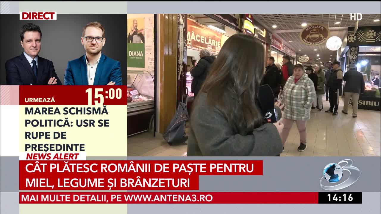 Știri ora 14:00