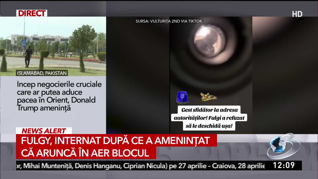 Știri ora 12:00