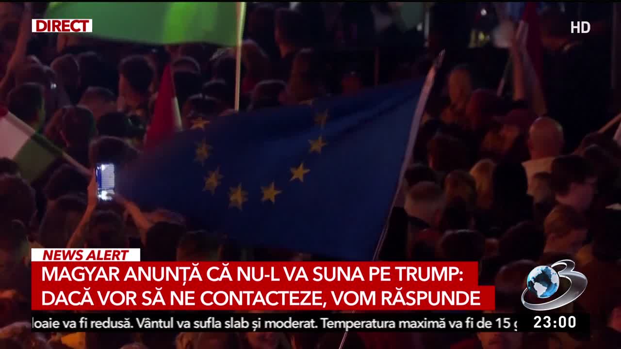 Știri ora 23:00