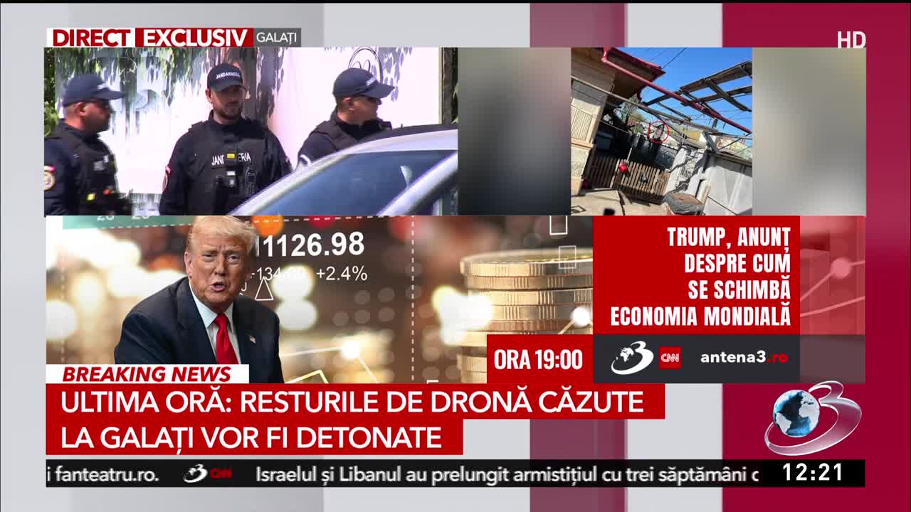 Știri ora 12:00