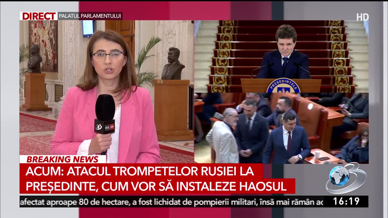 Știri ora 16:00