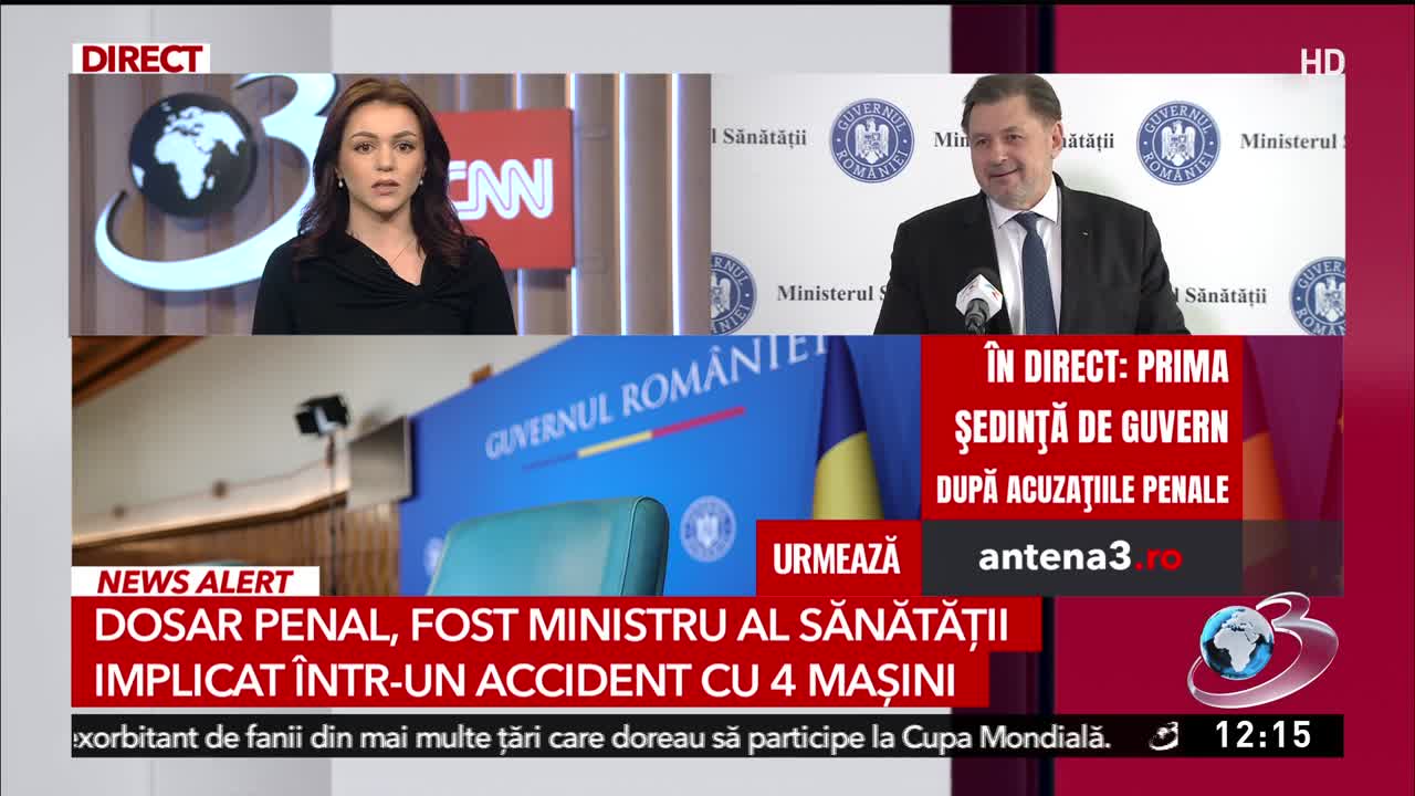 Știri ora 12:00