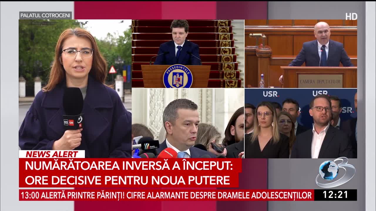 Știri ora 12:00