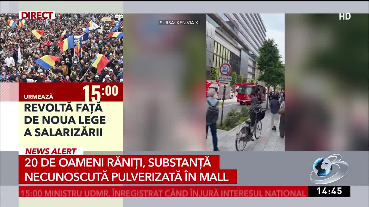 Știri ora 14:00