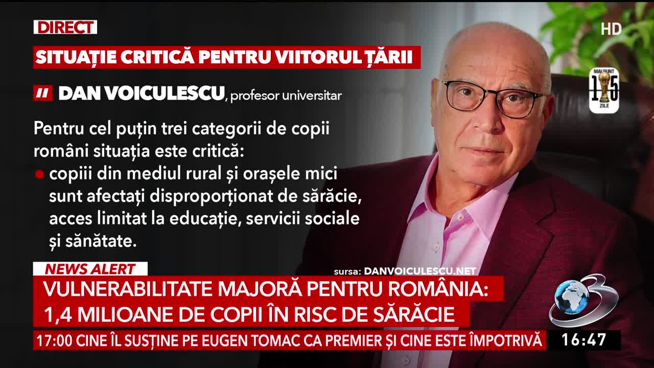 Știri ora 16:00
