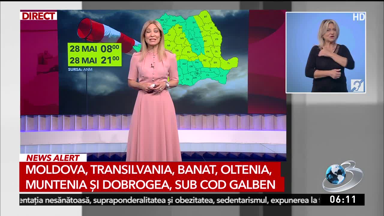 Știri ora 06:00
