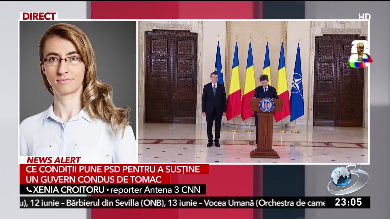 Știri ora 23:00