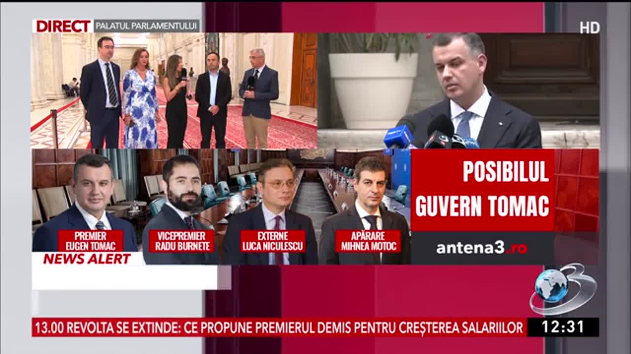 Știri ora 12:00