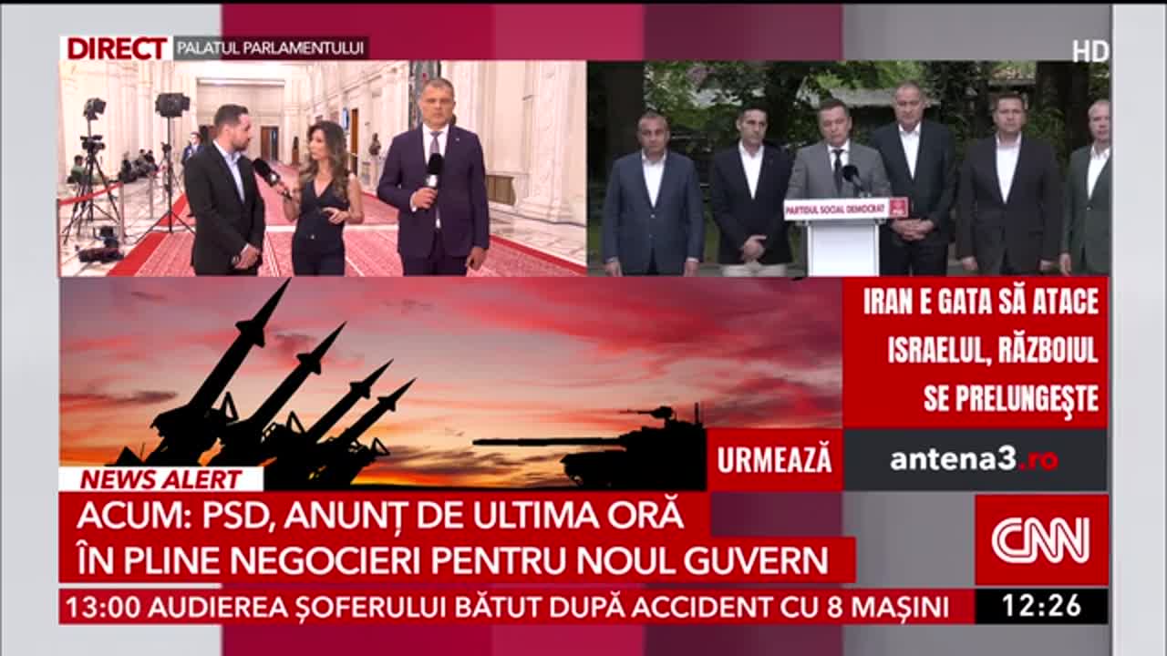 Știri ora 12:00
