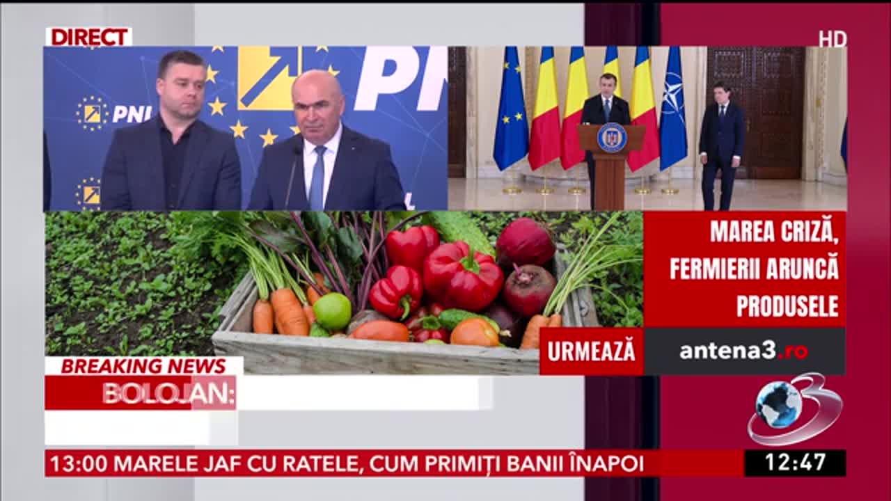 Știri ora 12:00