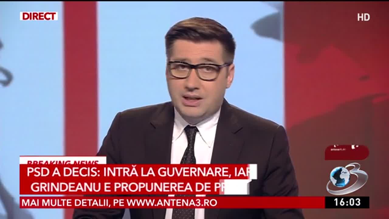 Știri ora 16:00