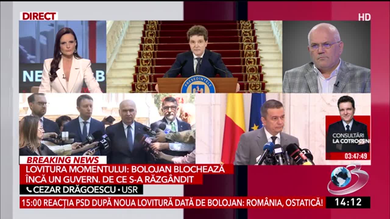 Știri ora 14:00