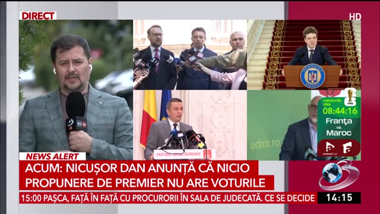 Știri ora 14:00