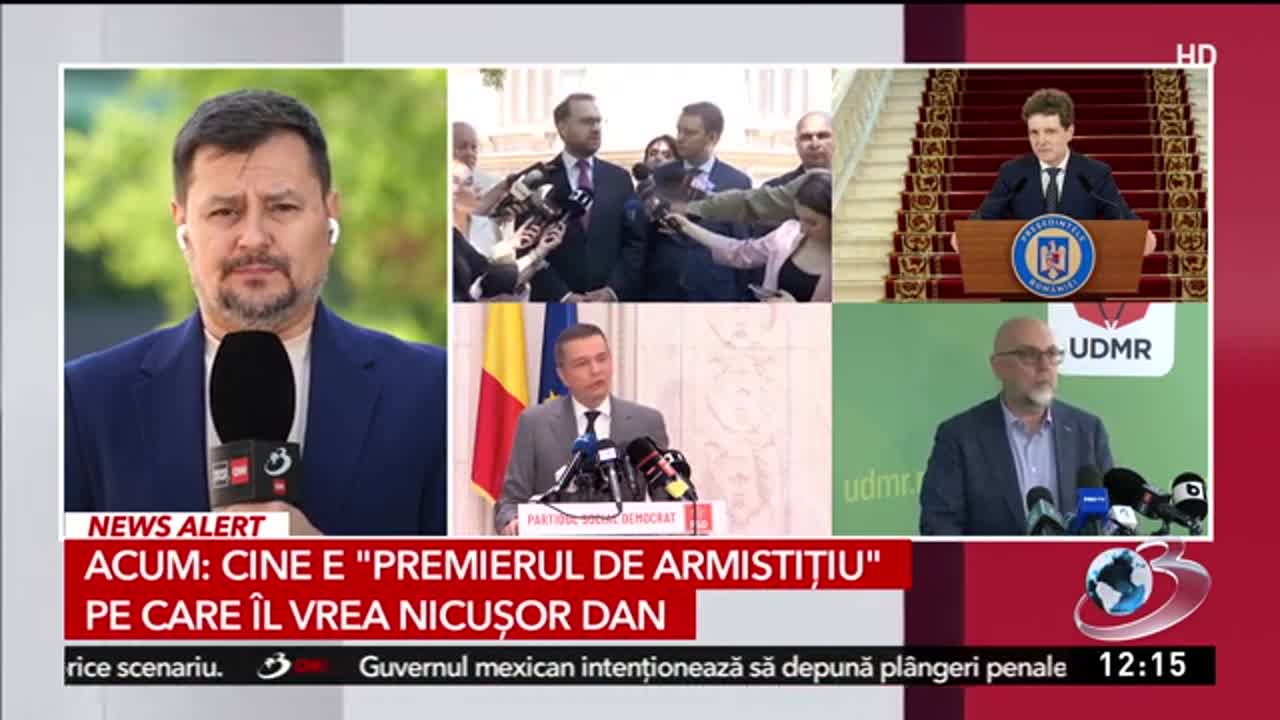 Știri ora 12:00