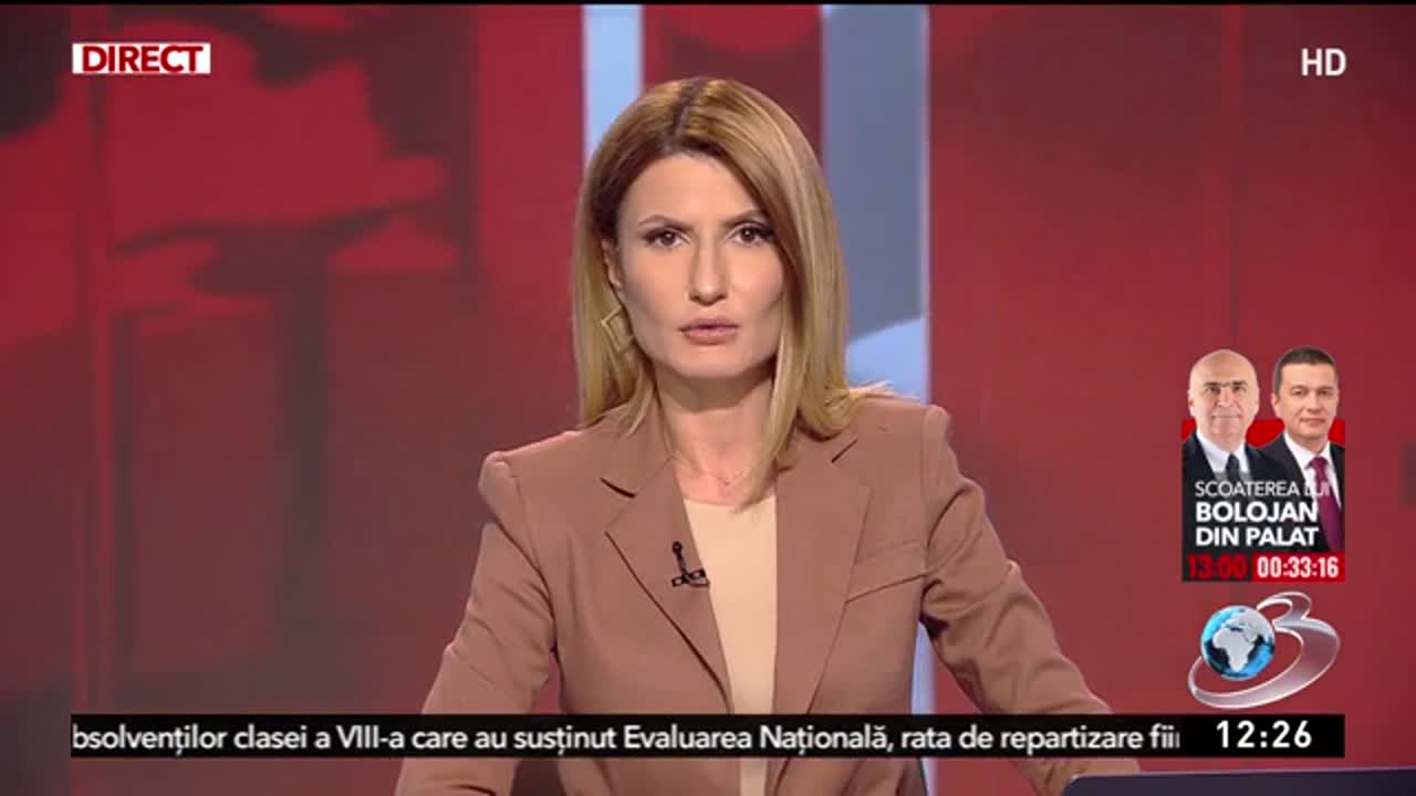 Știri ora 12:00