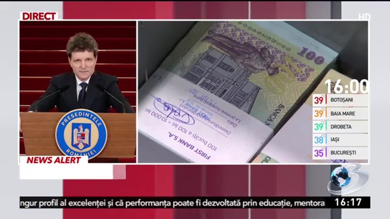 Știri ora 16:00