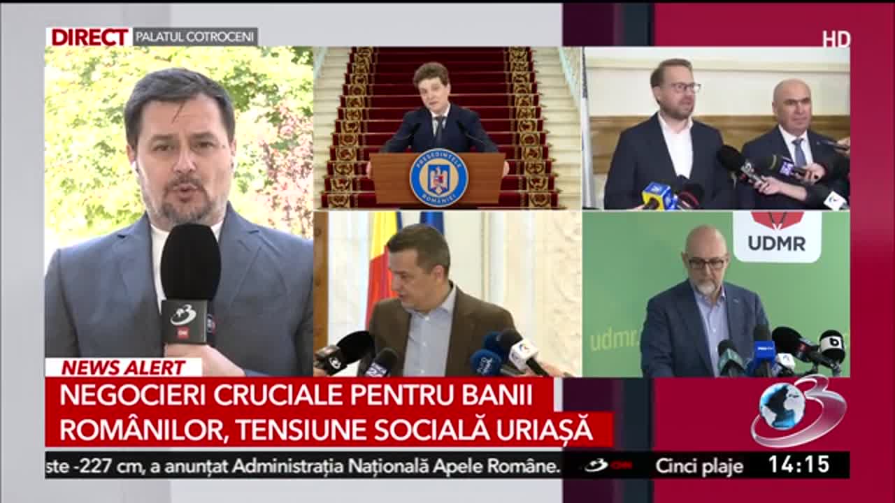 Știri ora 14:00
