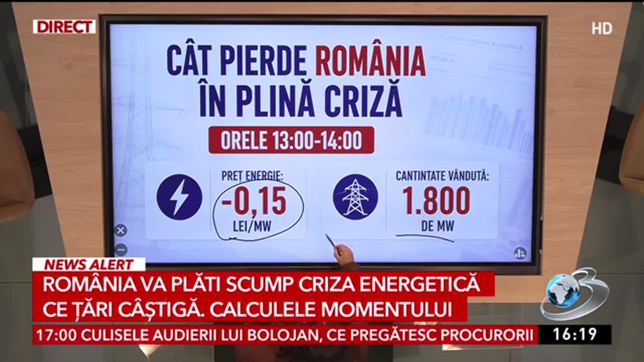 Știri ora 16:00