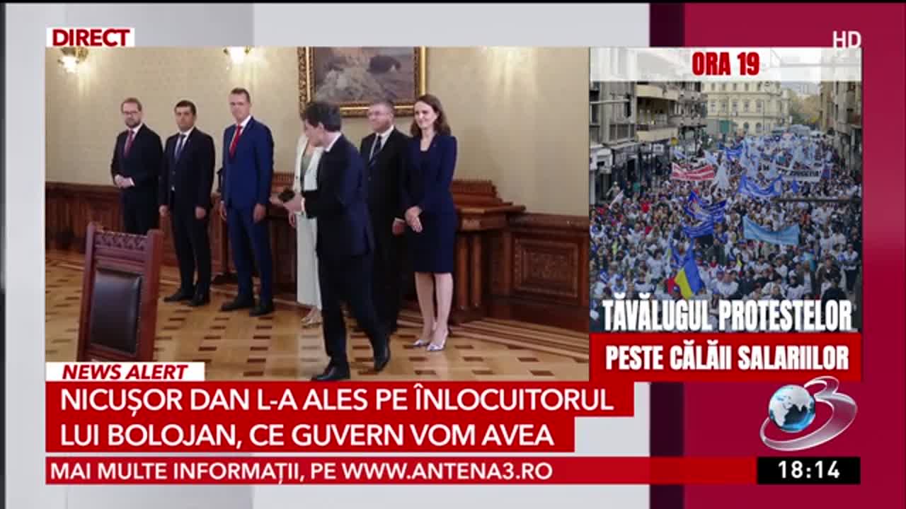 Știri ora 18:00