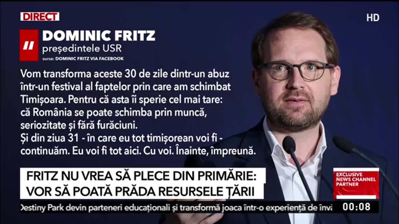 Știri ora 24:00