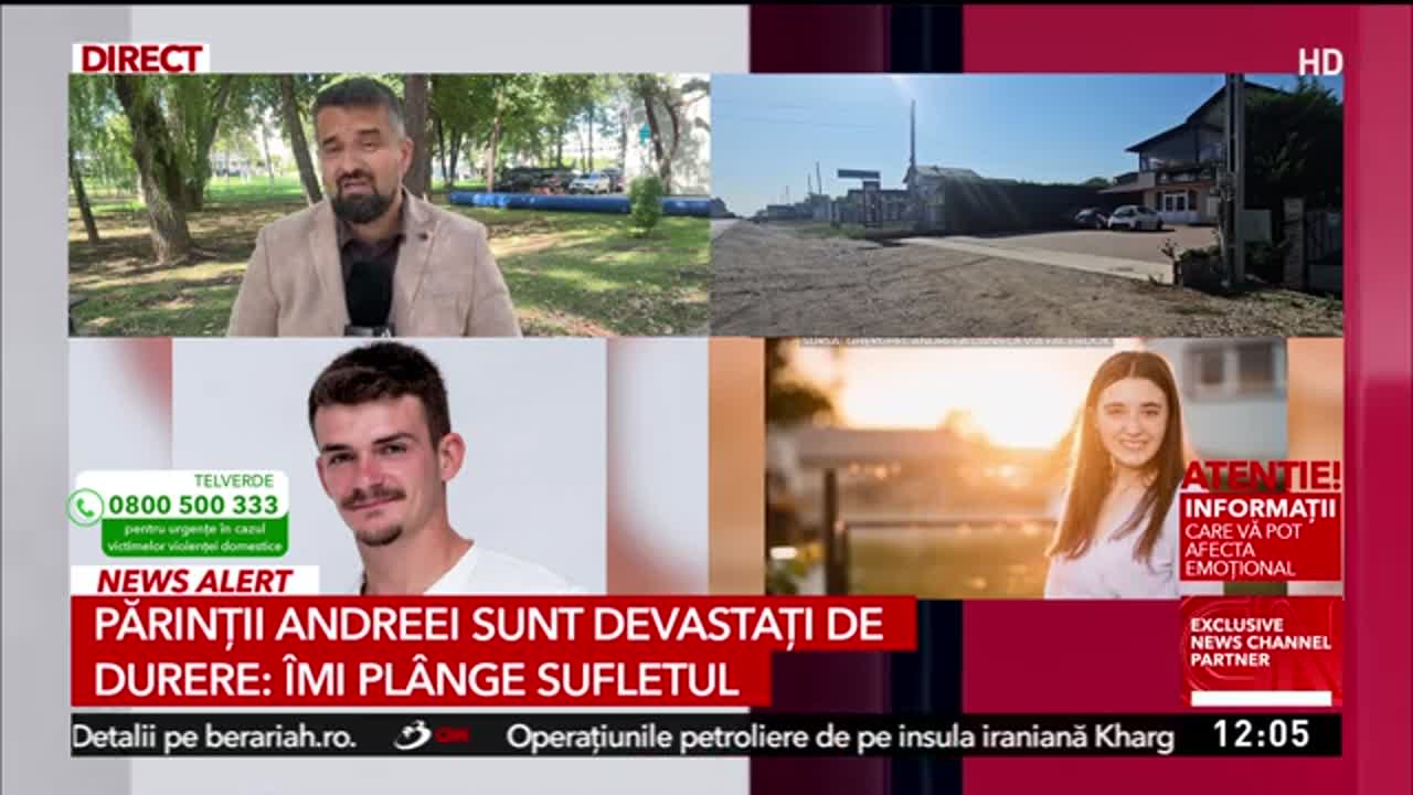 Știri ora 12:00