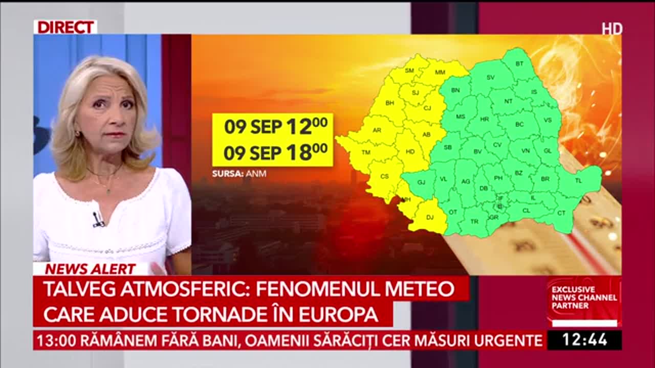 Știri ora 12:00