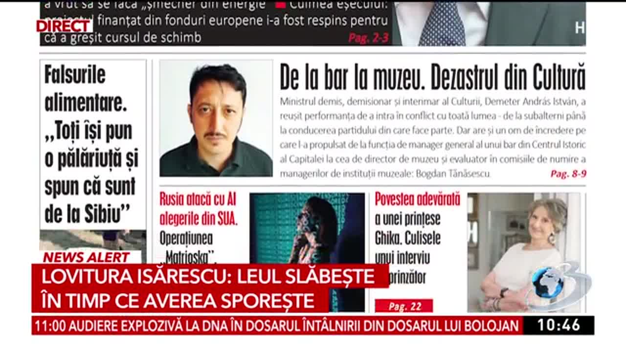 Știri ora 10:00