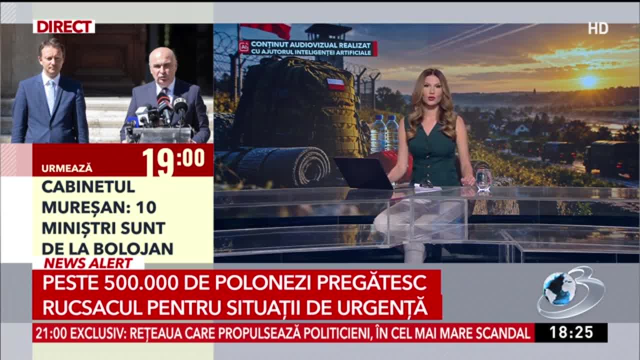 Știri ora 18:00