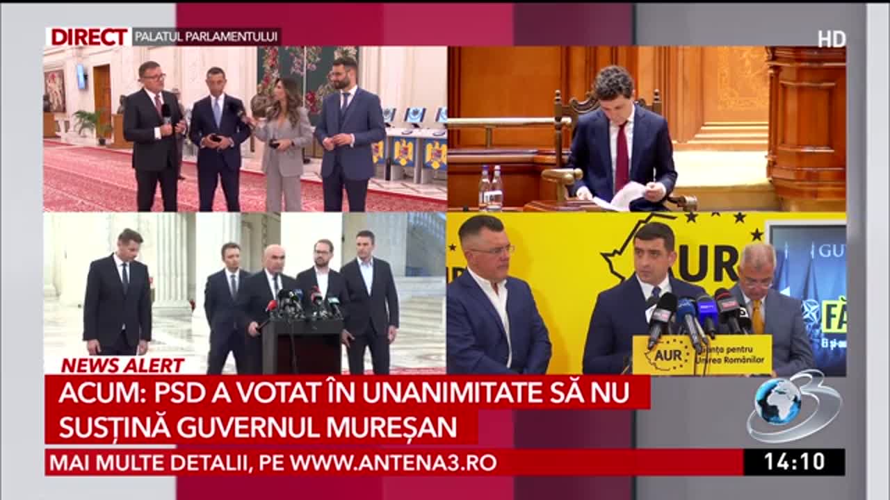 Știri ora 14:00