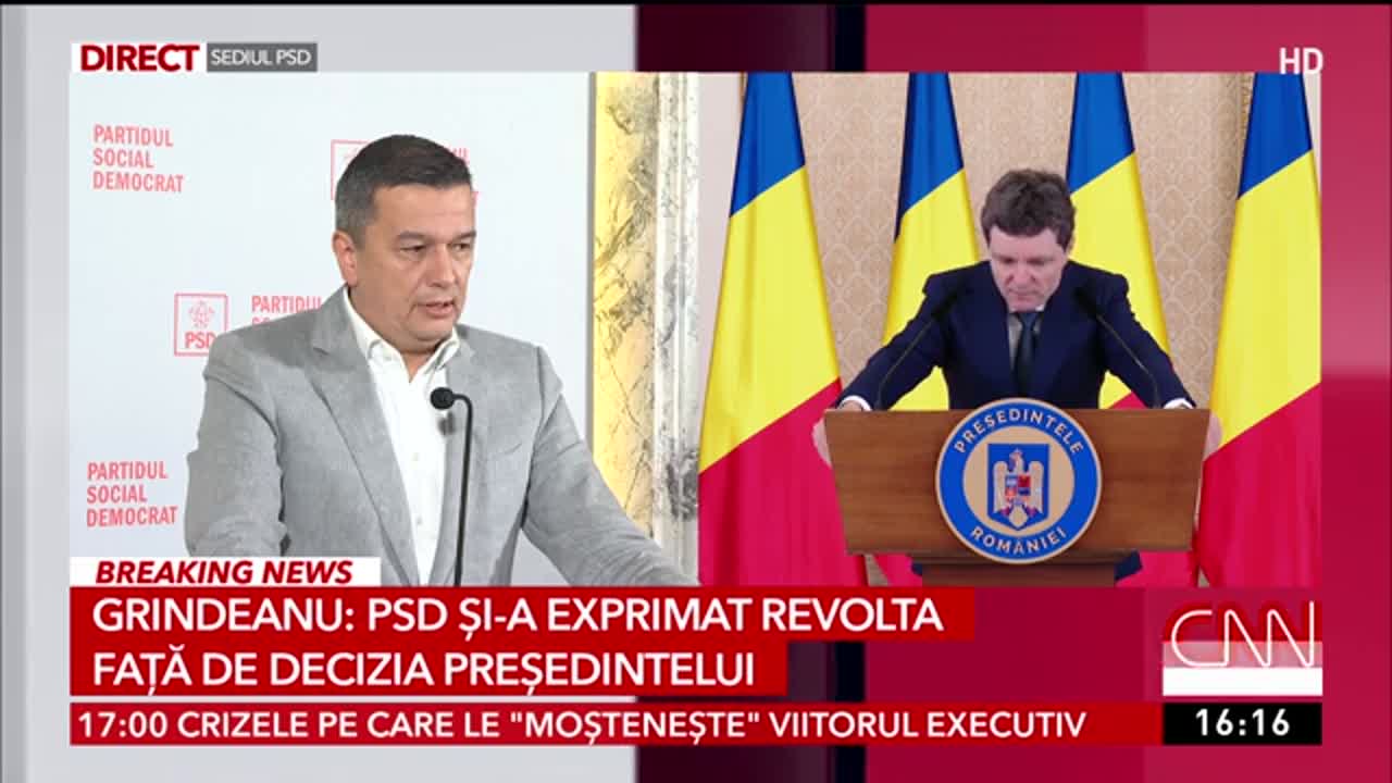 Știri ora 16:00