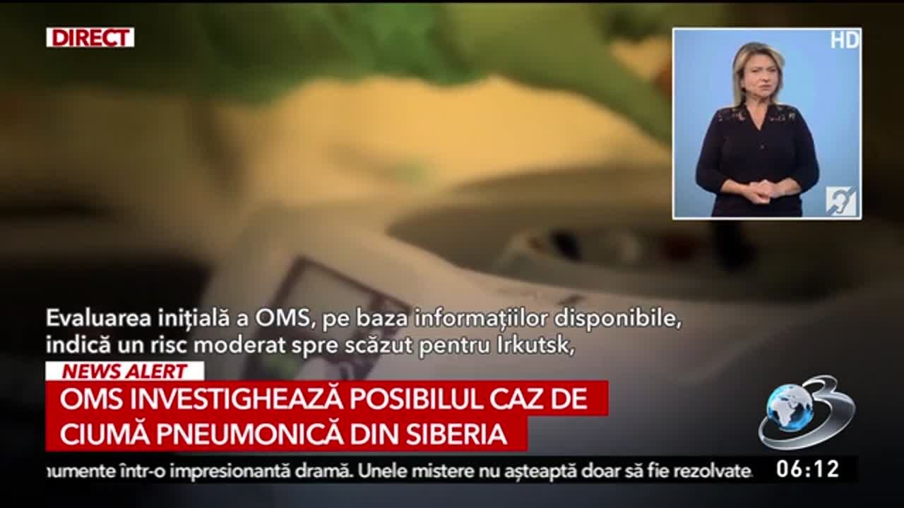 Știri ora 06:00