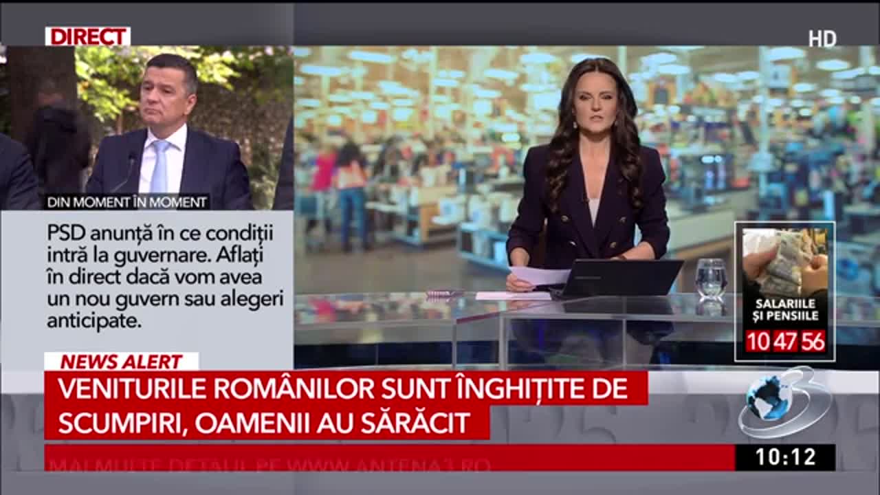Știri ora 10:00