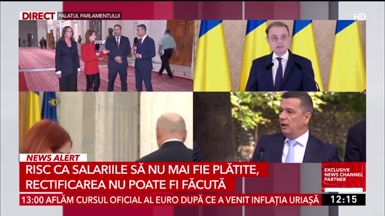 Știri ora 12:00